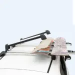 universal aluminum alloy anti theft ski & snowboard roof bar