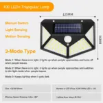 high power ultra bright motion sensing yard light​