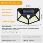 high power ultra bright motion sensing yard light​