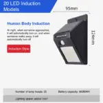 high power ultra bright motion sensing yard light​