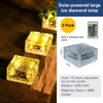 solar powered light with ice brick design​