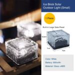 solar powered light with ice brick design​