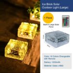 solar powered light with ice brick design​