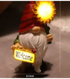 Solar-Powered Dwarf Welcome Light