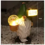 solar powered dwarf welcome light