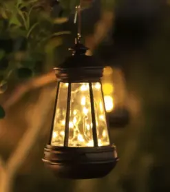 Solar-Powered Pendant Light