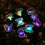 solar powered butterfly light