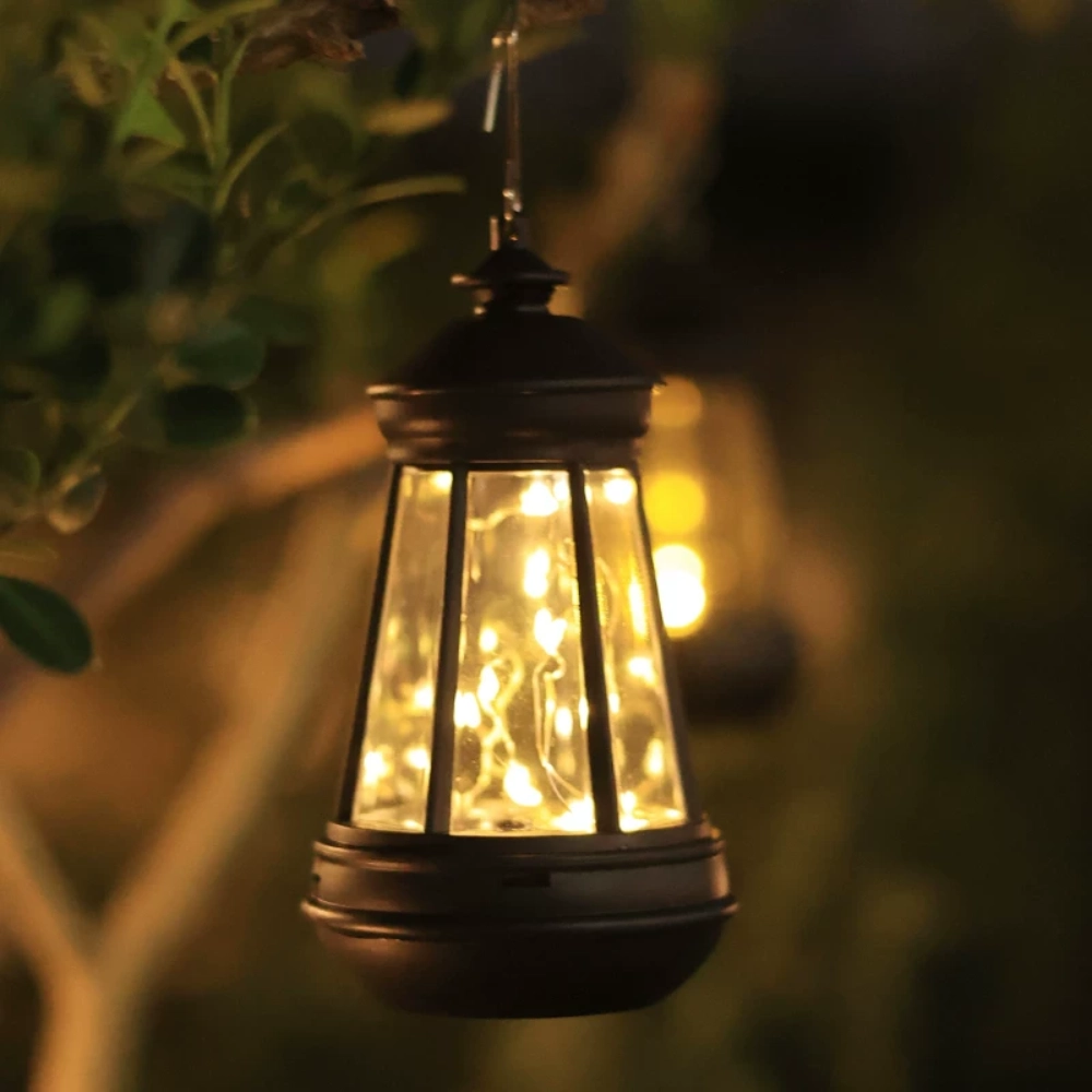 solar powered pendant light