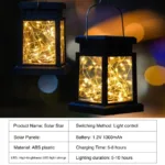 solar powered pendant light