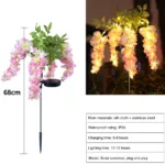 solar powered wisteria style light