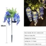 solar powered wisteria style light