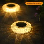 solar powered in ground garden light with flush mount design