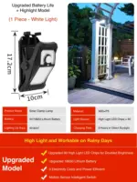 solar powered outdoor yard light​