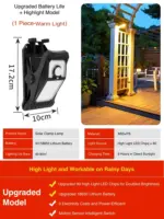 solar powered outdoor yard light​