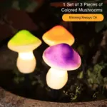 outdoor solar powered mushroom style light​