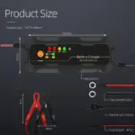 12v 5a smart auto/motorcycle battery charger​