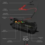 12v 5a smart auto/motorcycle battery charger​