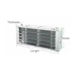 dic b hot sale stainless steel oil smoke electrostatic dust collector for restaurant kitchen