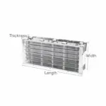 dic b hot sale stainless steel oil smoke electrostatic dust collector for restaurant kitchen