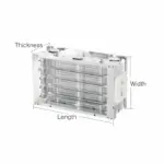 dic d hot sale stainless steel oil smoke electrostatic dust collector for restaurant kitchen