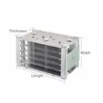 dic d hot sale stainless steel oil smoke electrostatic dust collector for restaurant kitchen