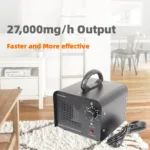 27 g/h quartz tube ozone generator | o3 air purifier with ss electrodes