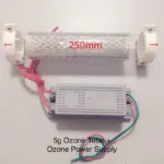 quartz tube ozone generator kit with integrated power transformer | 2/3/5/7g/h models available