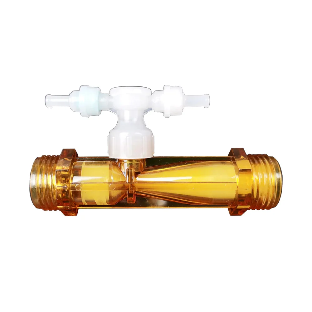 1/2″ pvdf venturi injector with anti backflow for ozone water mixing