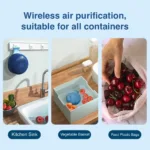 automatic cordless kitchen purifier | for fruits, vegetables, meat & utensils | ozone free cleaning & disinfection